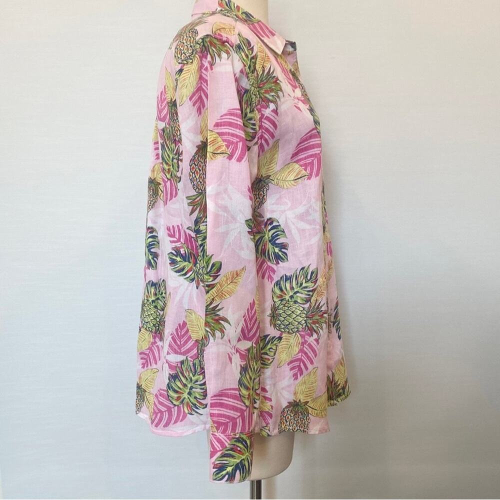 Tommy Bahama Pink Floral Button Down Shirt - Picture 4 of 7
